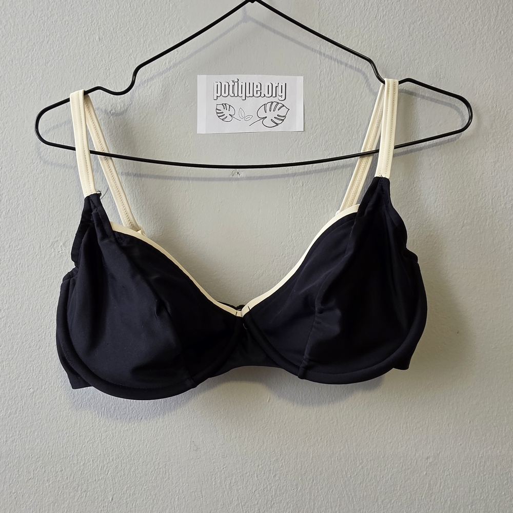 Elegant Black and Cream Women's Bra